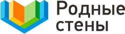 логотип оптово-розничная компания стройматериалов ООО Родные стены