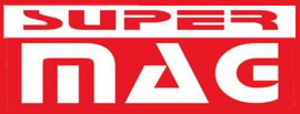 логотип Ленинский район сеть магазинов бытовой химии и косметики Супер Маг SuperMag